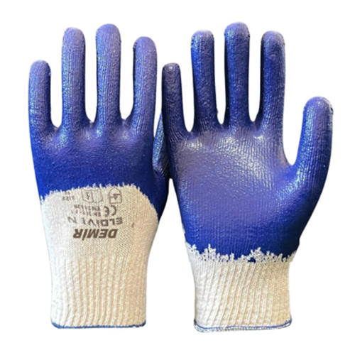 DEMİR DEMİRCİ ELDİVENİ ÖRME MAVİ NO 10